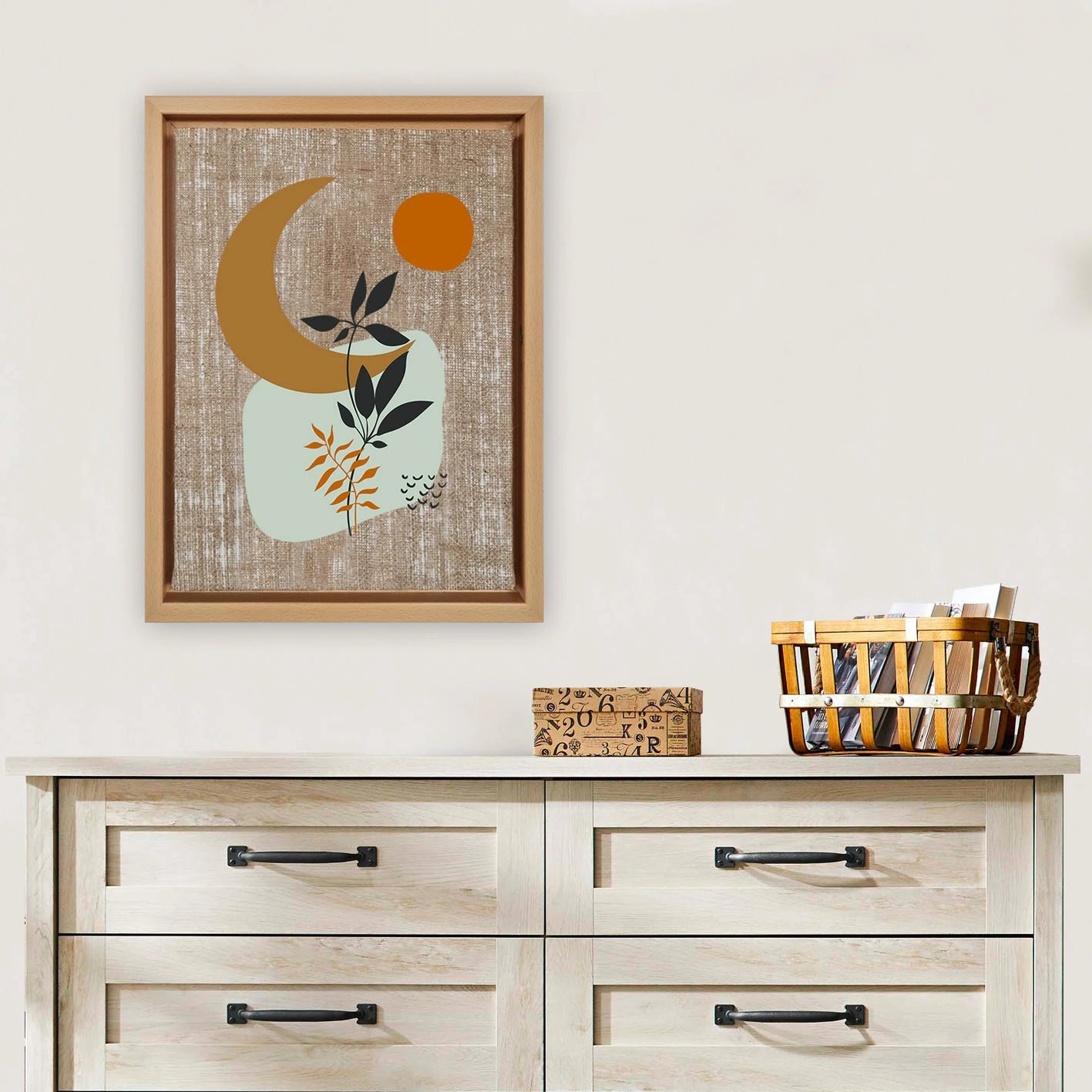 Pikturë dekorative në kanavacë, shumëngjyrëshe, Wallity, LNJ51801341400 - 4666, 46x66cm