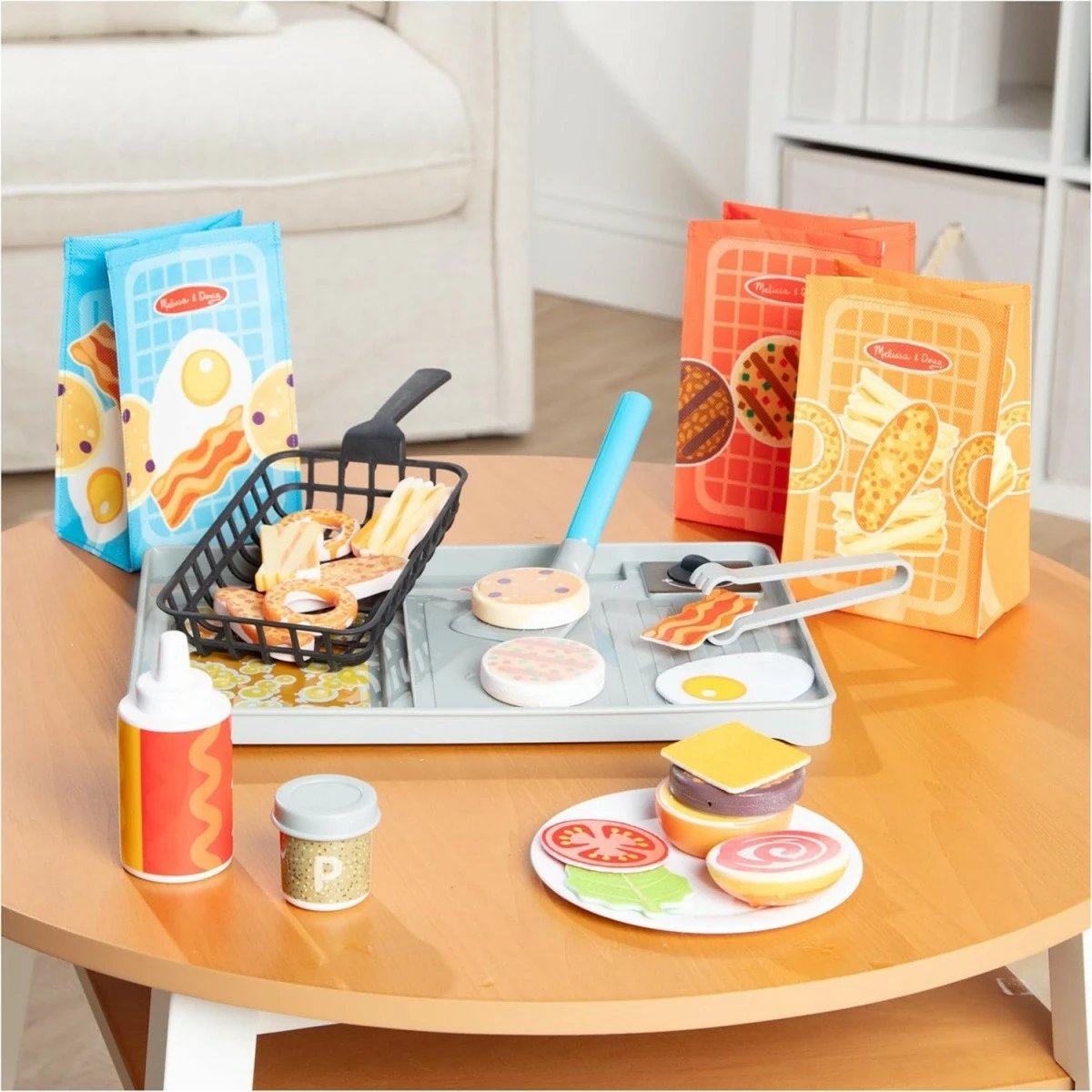 set loje grill me ngjyra me ujë Melissa & Doug Water WOW! Flip & Fry, MPN 6074893, 27 copë, multicolor
