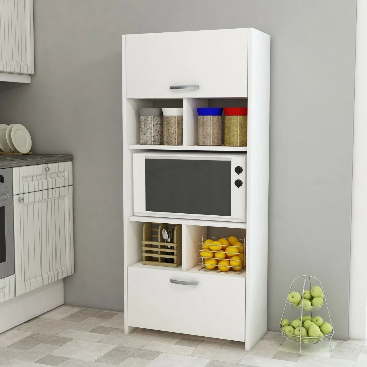 Dollap multifunksional Hanah Home, Albina, i bardhë