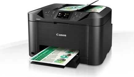 Multifunksional inkjet, Canon, MAXIFY MB5150 0960C009, A4, 24/15.5 ipm, dupleks, ekran 3.5", Ethernet/USB, e zezë