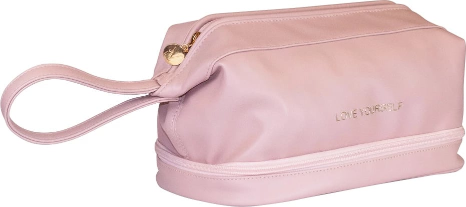 Çantë kozmetike për femra Inter Vion Soft Pink, rozë e butë, 1 copë