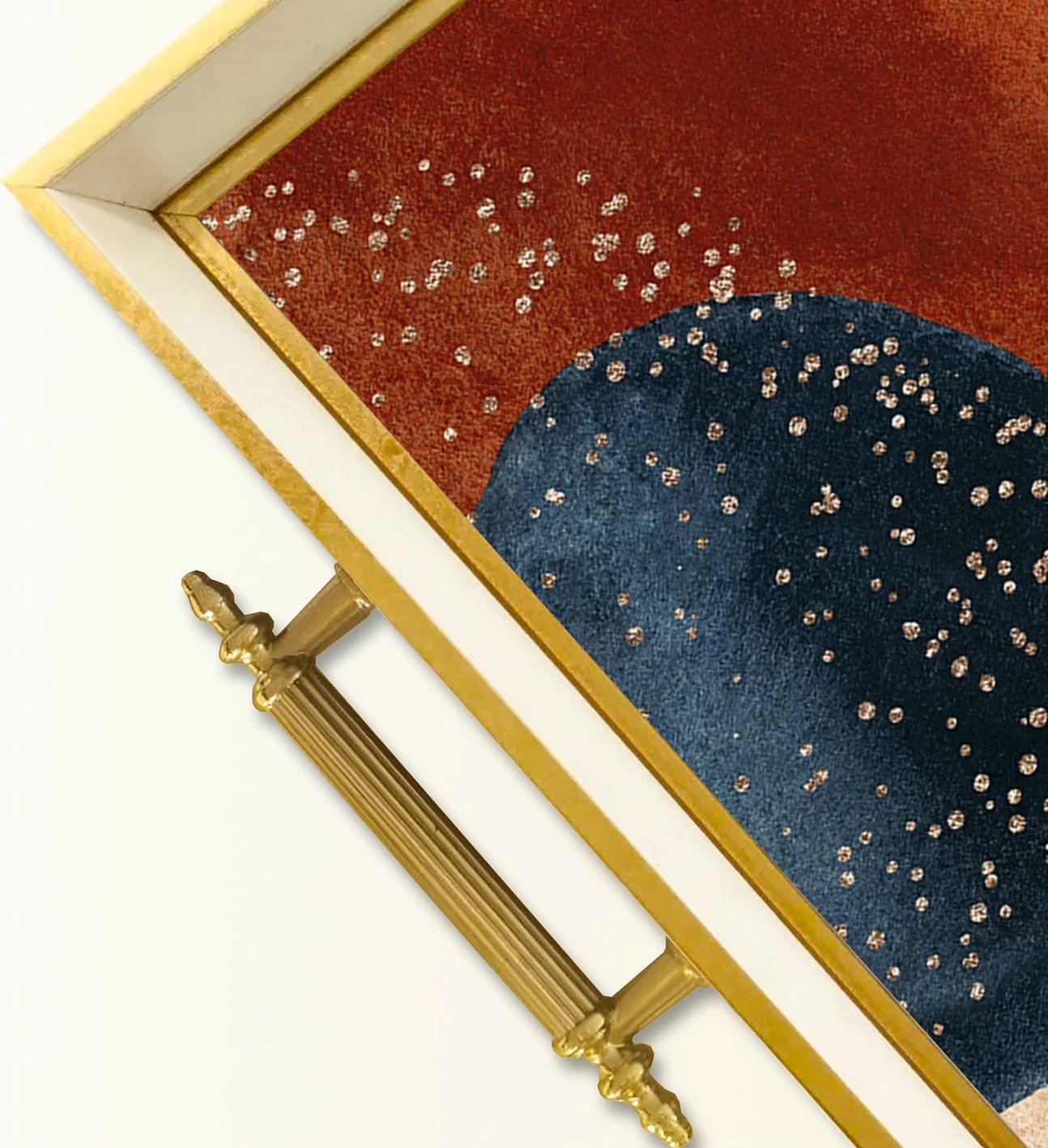 Tabaka dekorative prej qelqi, dizajn Aberto, TPB9871, shumëngjyrëshe Tabaka dekorative prej qelqi, dizajn Aberto, TPB9871, shumëngjyrëshe