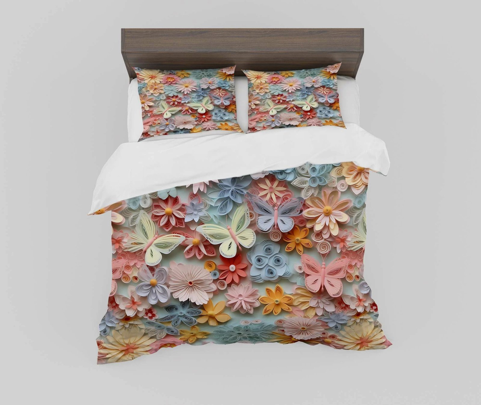 Set mbulesë jorgani për një person, shumëngjyrëshe, L'essentiel, FLW_DVT25-10