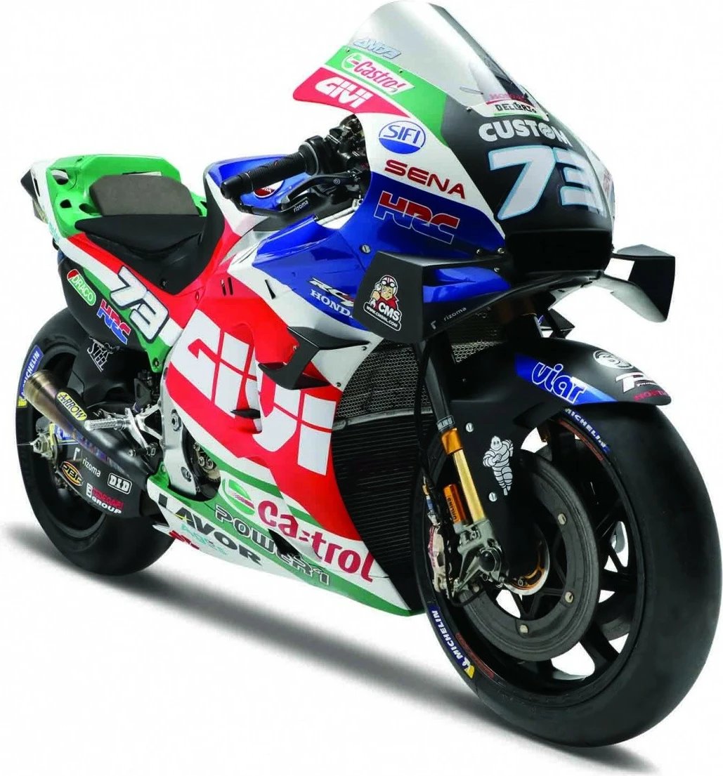 Model metalik motor Maisto GP Racing LCR Honda 1:18, shumëngjyrësh