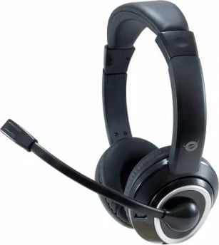 Kufje Conceptronic Headset Klinke Mikro, kabllo 2m, e zezë