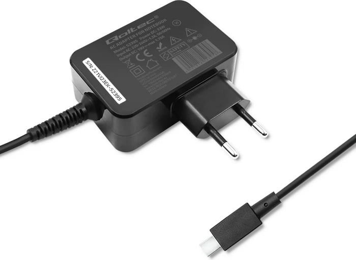 Furnizues energjie Qoltec 52395 për Asus, 33W, 19V, 1.75A, Micro USB, zi