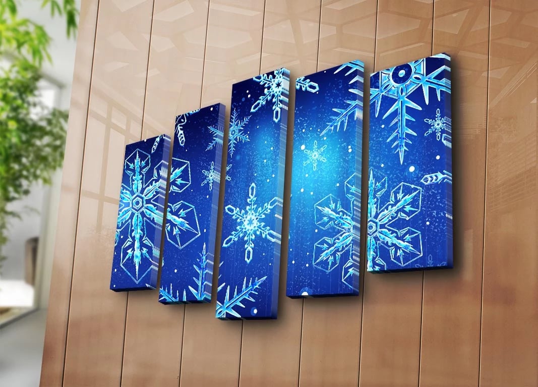 Pikturë dekorative në kanavacë (5 pjesë), Wallity, 5PATNOEL-9