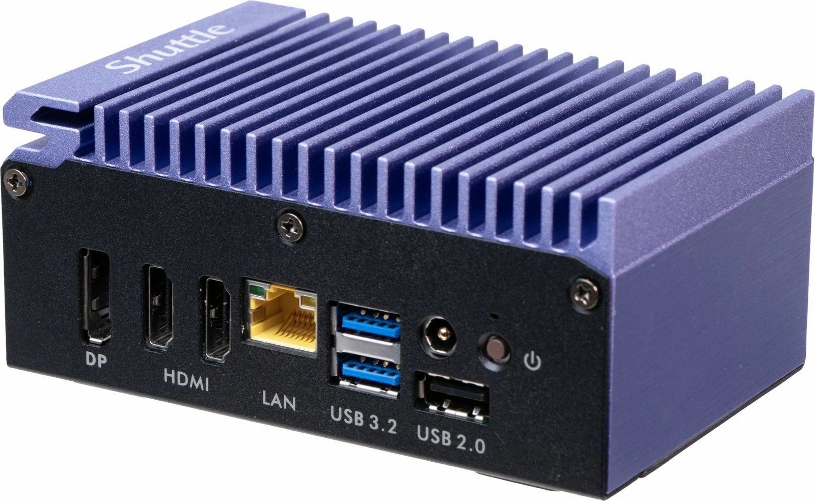 Kasë barebone Shuttle SPCEL02, Intel Celeron J6412, 1xSO-DIMM DDR4, 2xLAN, HDMI, DisplayPort, alumini