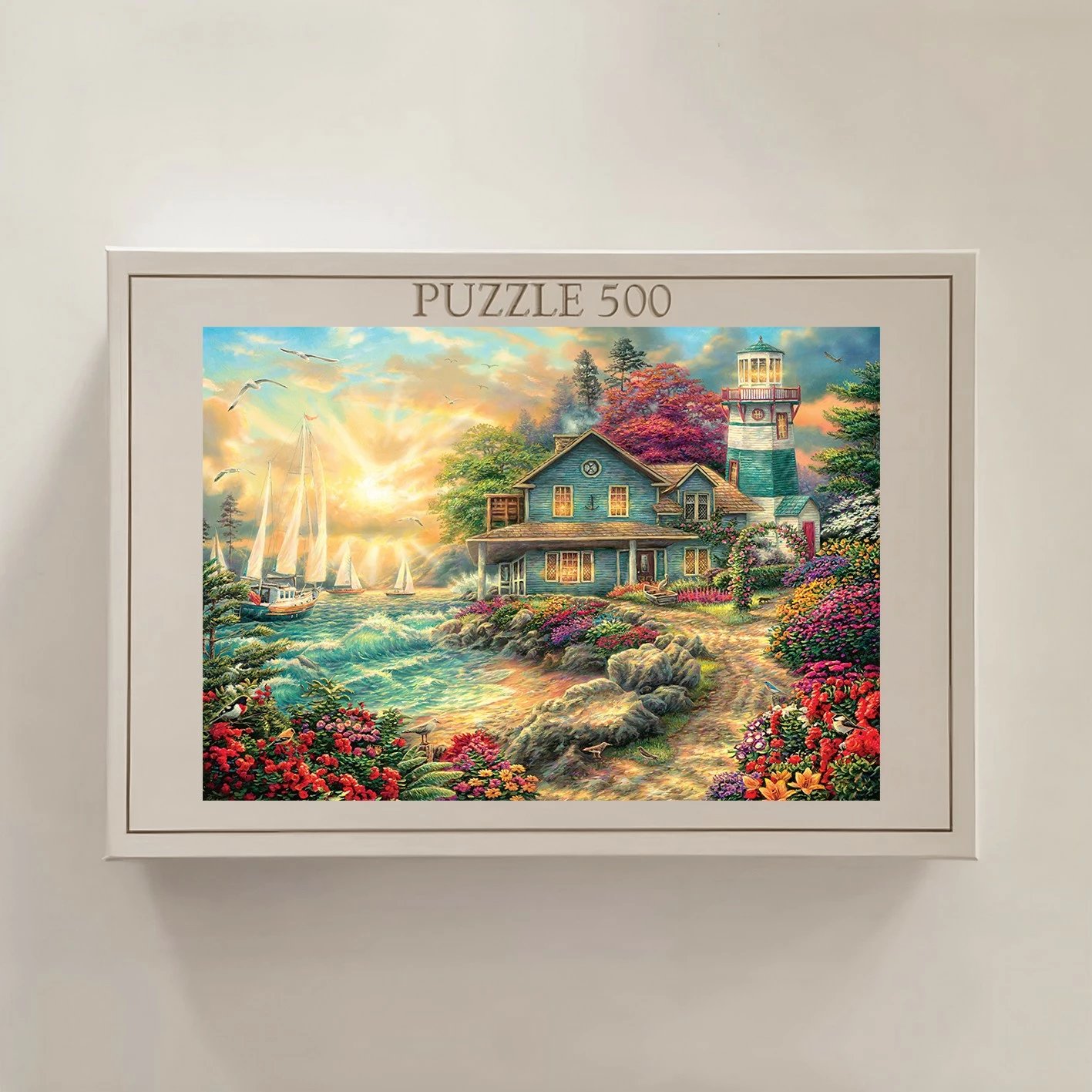 Puzzle 500 copë, Evila Originals, shumëngjyrësh, PZL_013_500