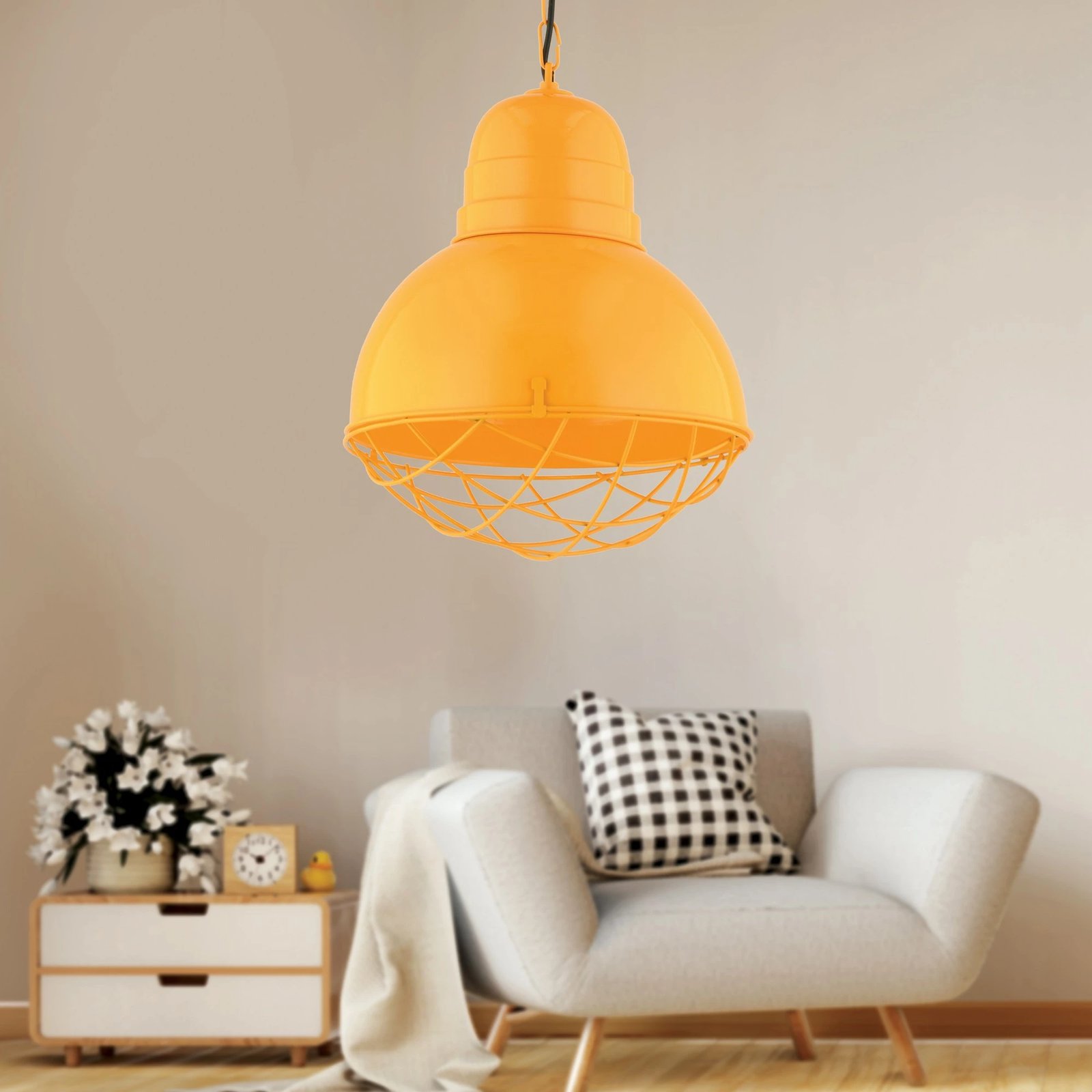 Llambë tavani Opviq, e verdhë, RT-24 Llambë tavani Opviq, e verdhë, RT-24