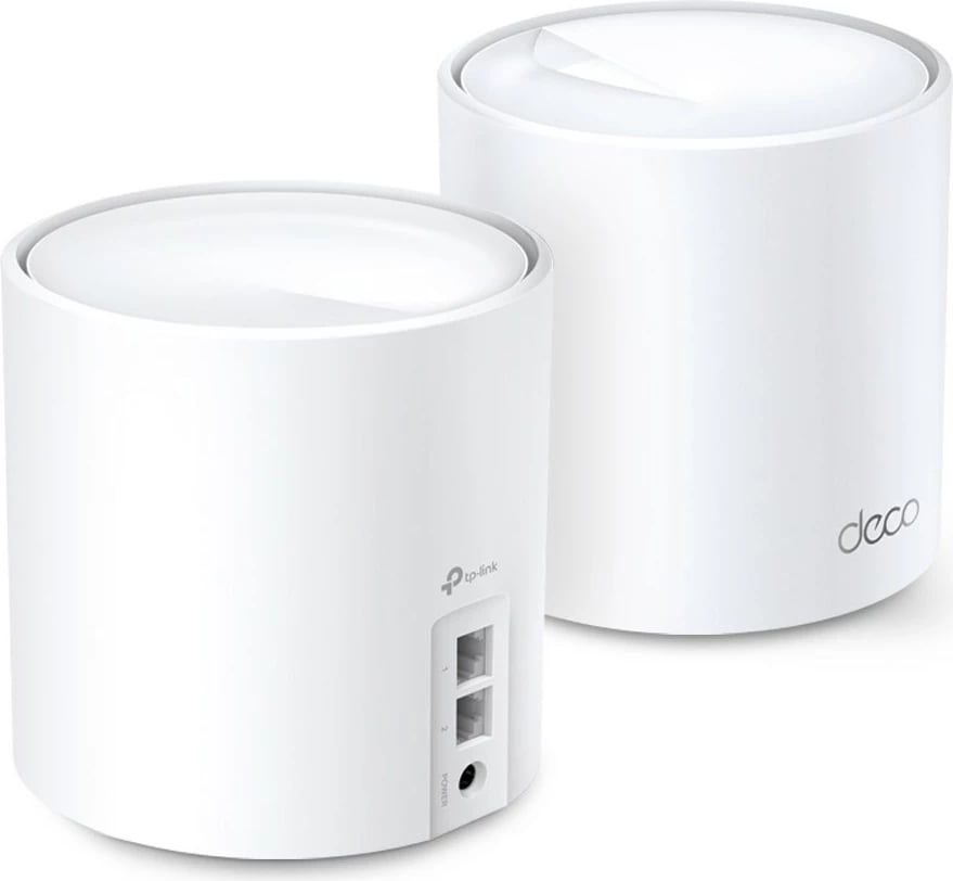 Sistem Wi-Fi mesh TP-LINK Deco X20 AX1800, 2-pack, i bardhë