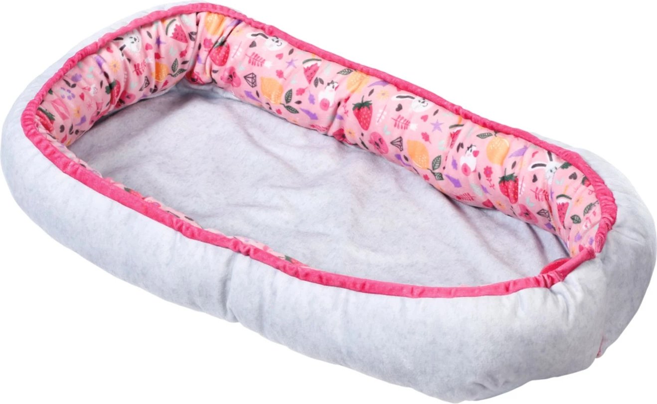 Djep udhëtimi për kukull, Baby Born, 835821-116724, material tekstili, për fëmijë 3+, shumëngjyrësh