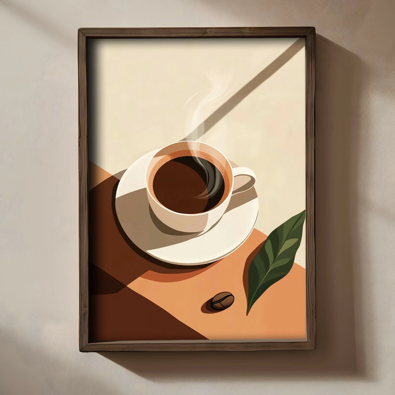 Pikturë dekorative me kornizë MDF, Wallity, TUN111-XL, shumëngjyrëshe, 50x70x3.5cm