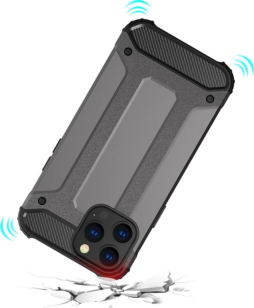 Mbështjellës Hurtel Hybrid Armor për iPhone 14 Pro, Kaltër