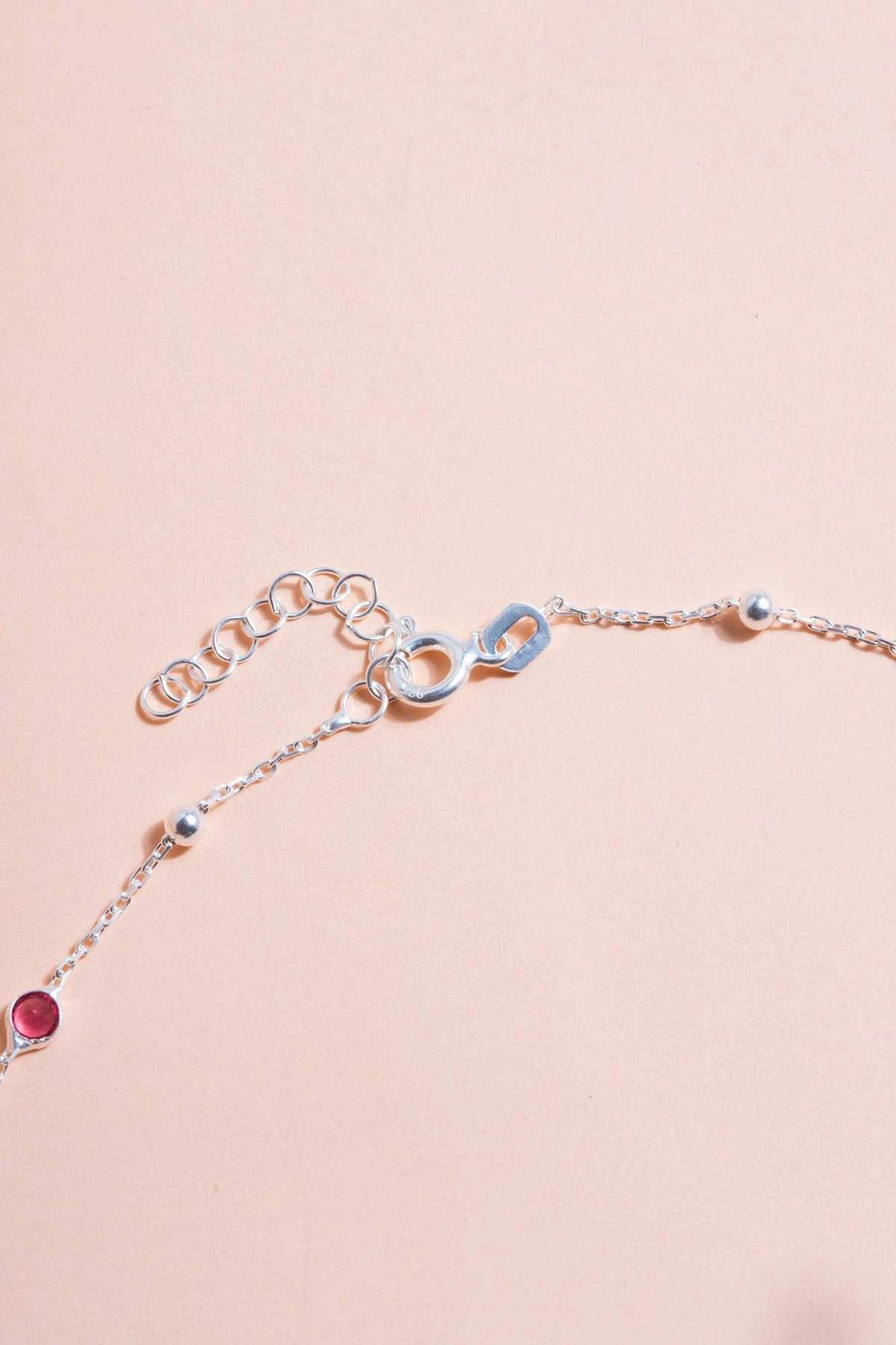 Byzylyk argjendi Jumeon, gurë të kuq, TFNY65233