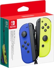 Set kontrollerë për Nintendo Switch, i kaltër/i verdhë