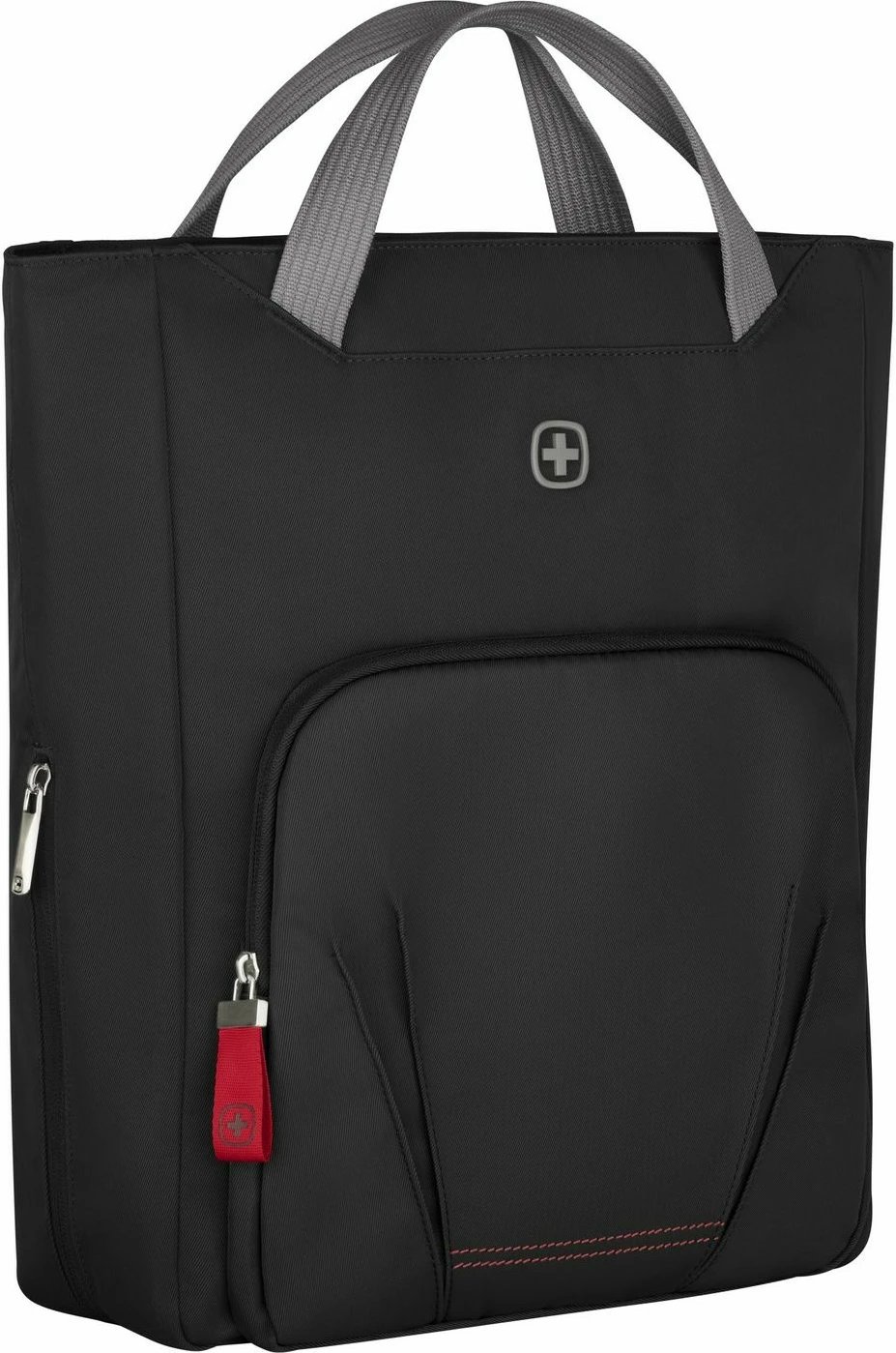 Çantë vertikale Wenger Motion Vertical Tote 16 inç, e zezë
