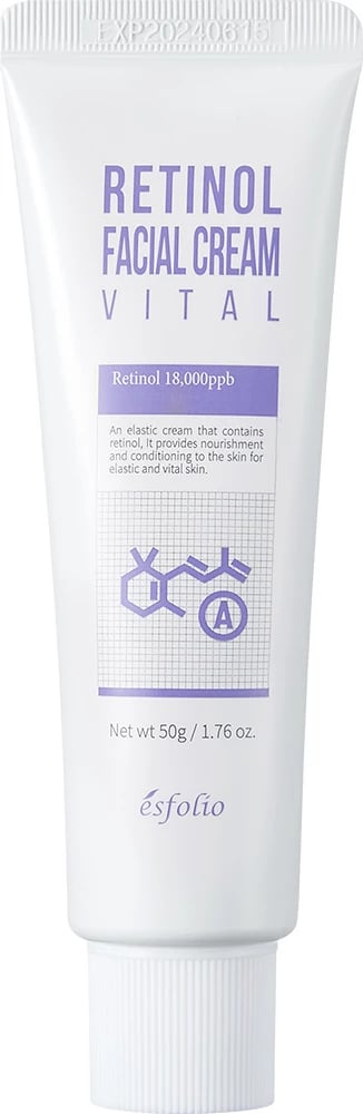 Krem për fytyrë për femra Esfolio Retinol Vital, 50ml
