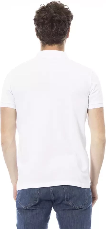 Maicë polo për meshkuj Baldinini Trend, e bardhë