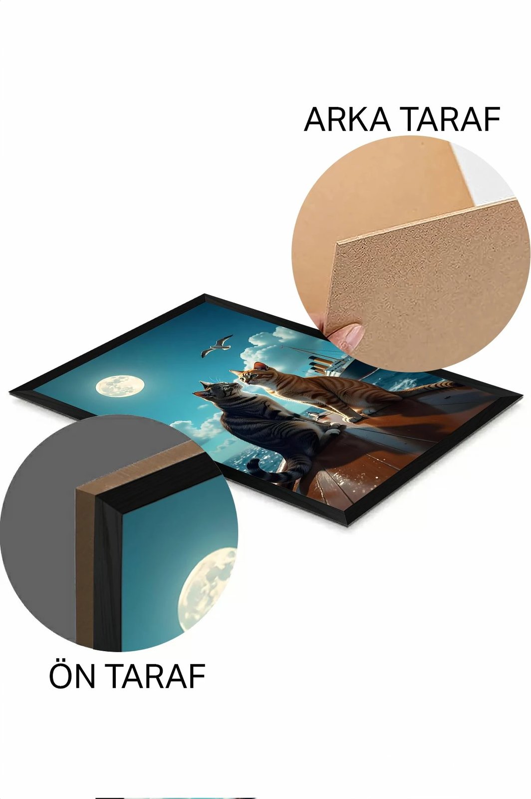 Pikturë dekorative, shumëngjyrëshe, pa kornizë, 20x30cm, Wallity Arthynmodel2030-1