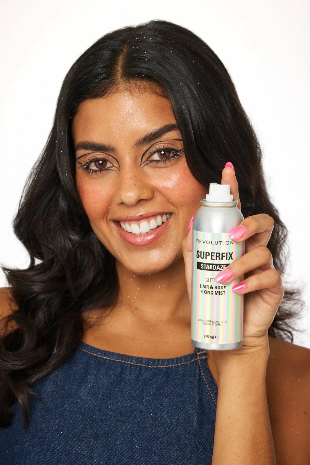 Revolution Superfix Superdaze Glitter Hair&Body Fixing Mist
