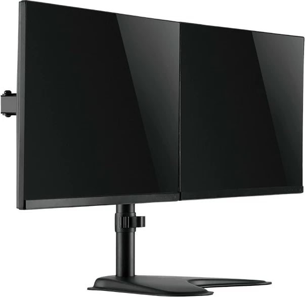 Mbajtës tavoline për 2 monitorë LogiLink BP0099, 17-32 inç, Çelik, i zi