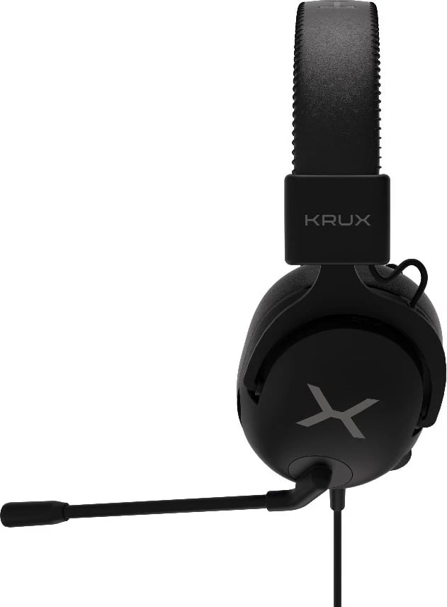 Kufje KRUX Crave RGB KRXC015 për lojëra, të zeza