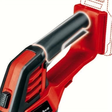 Gërshërë shkurresh Einhell GE-CG 18/100 Solo, Li-Ion 18V, e zezë/kuqe