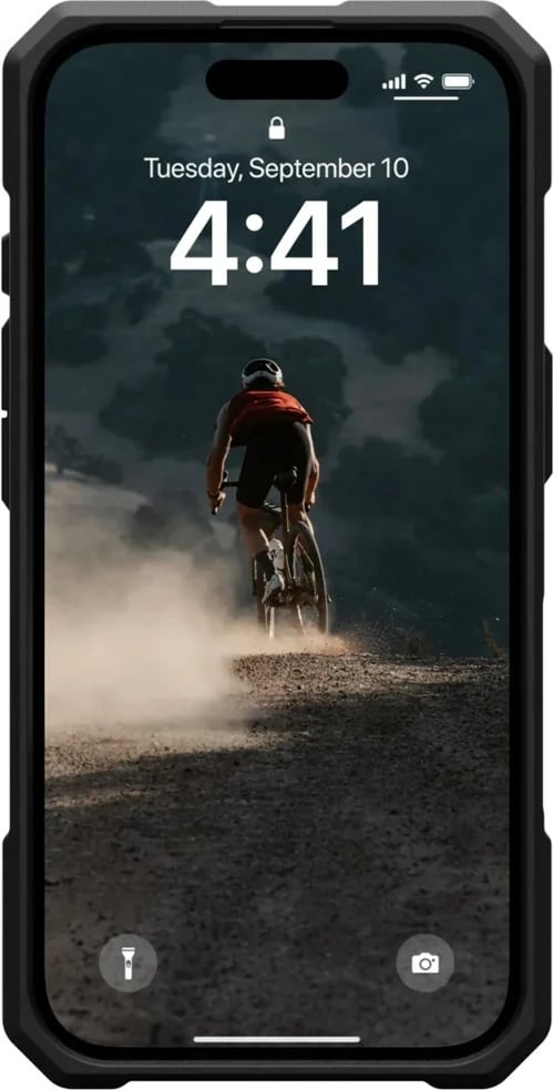 Mbështjellës Urban Armor Gear Monarch për celular, për Apple, 6.1", PC, zi