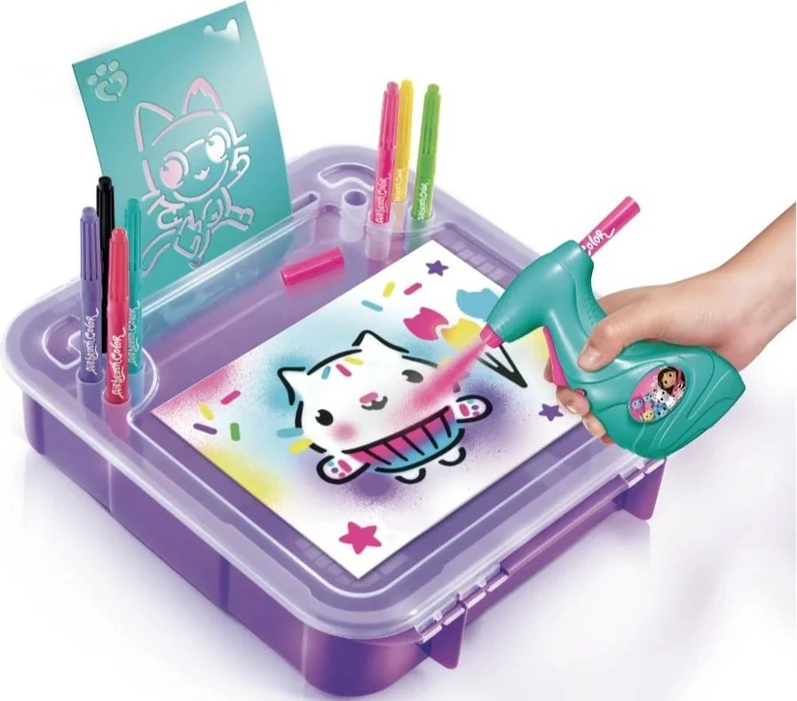 Set vizatimi Gabby's Dollhouse, Epee, CDG60217 me valixhe, shumëngjyrëshe