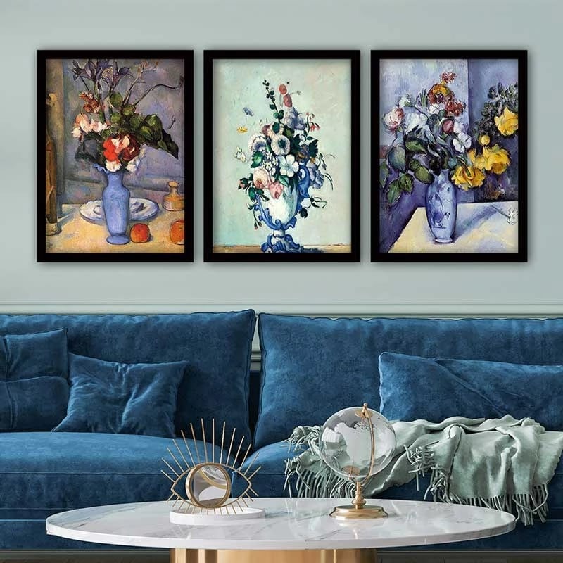 Pikturë dekorative me kornizë (3 copë), Wallity, 3SC_UN3830991_3545