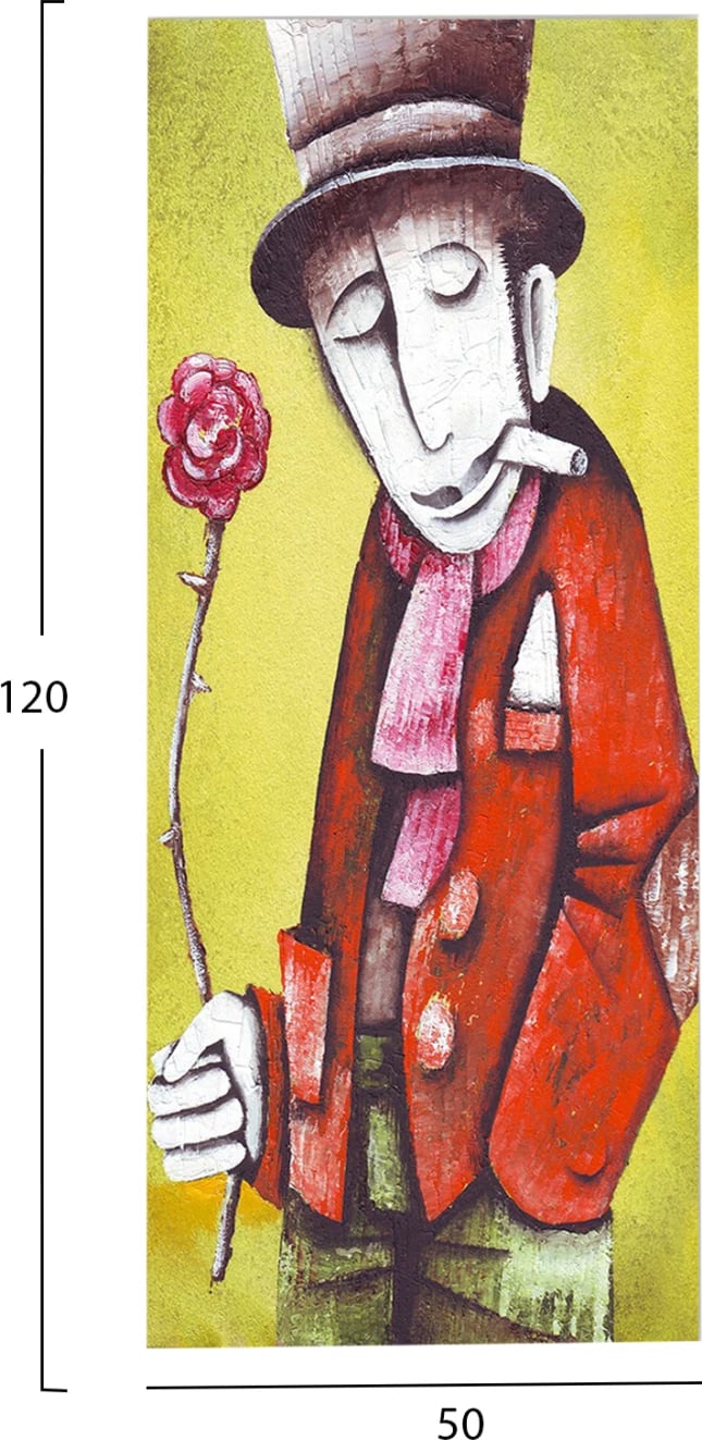 Pikturë muri GOBI, kanavacë e printuar, 50x3x120cm