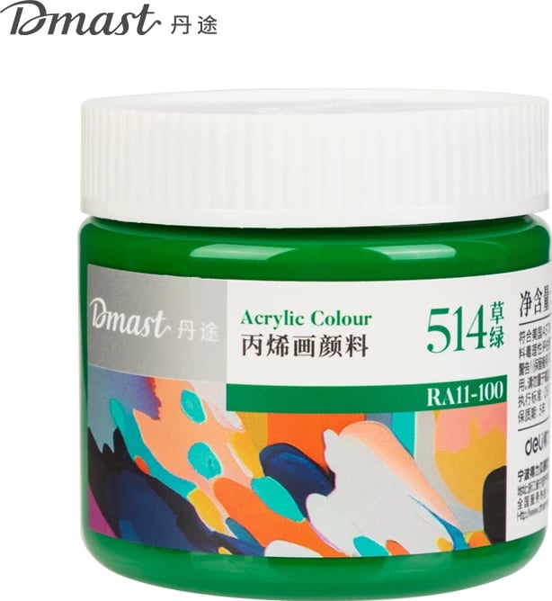 DELI NGJYRE AKRIL 100ML 514 GRASS GREEN