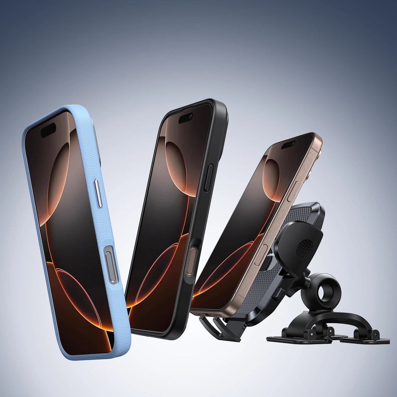 Mbajtës për celular Joyroom JR-ZS259 me kapëse, për makinë, i zi