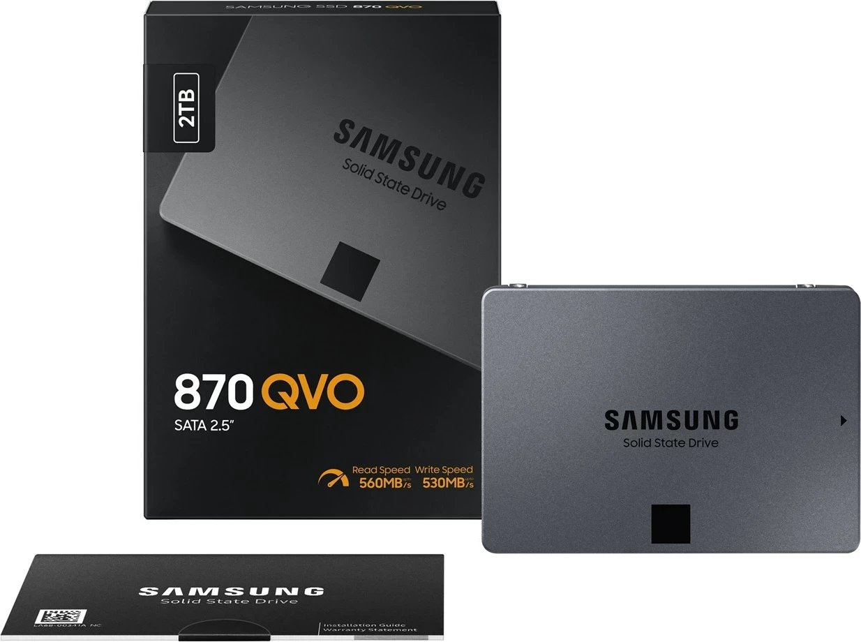 SSD Samsung MZ-77Q2T0BW, 2.5 inç, 2TB, Gri