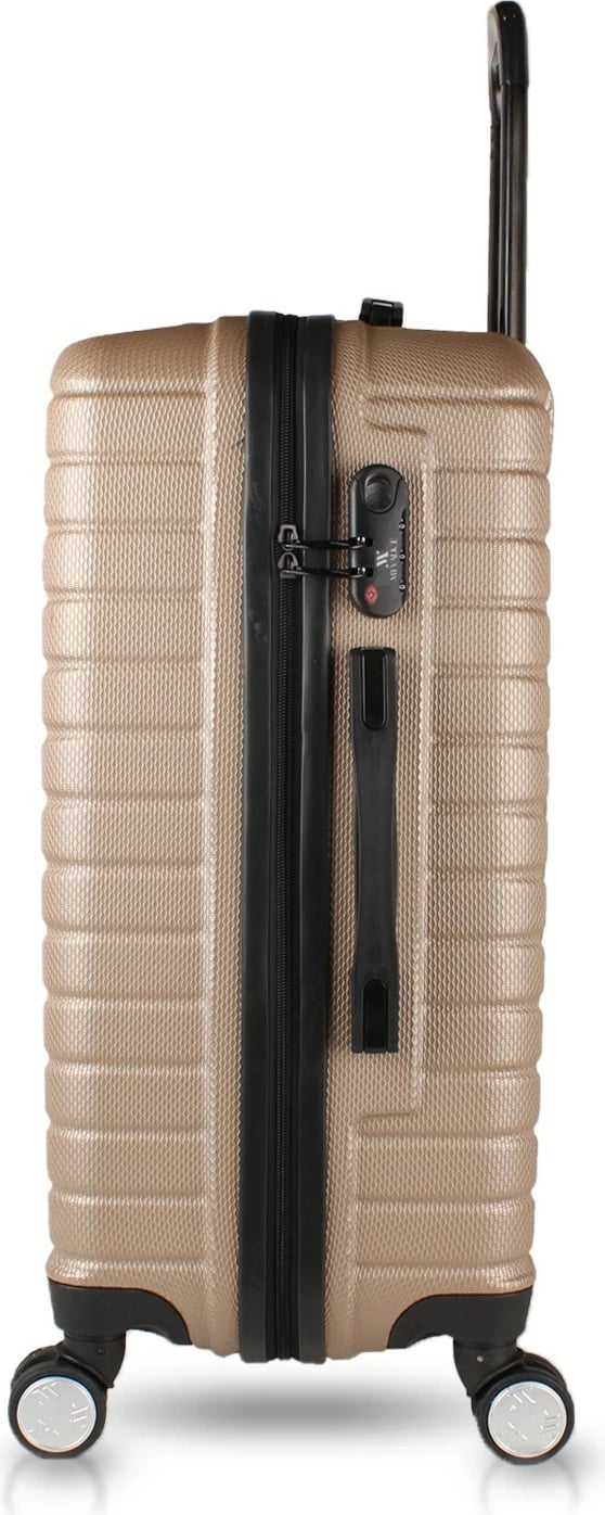 Set valixhesh (3 copë), ngjyrë ari, Zoozie Bags, 5578
