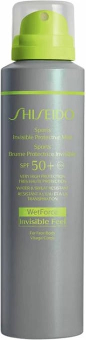 Spray mbrojtës dielli Shiseido Sun Sports Invisible Protective Mist SPF50+, 150ml