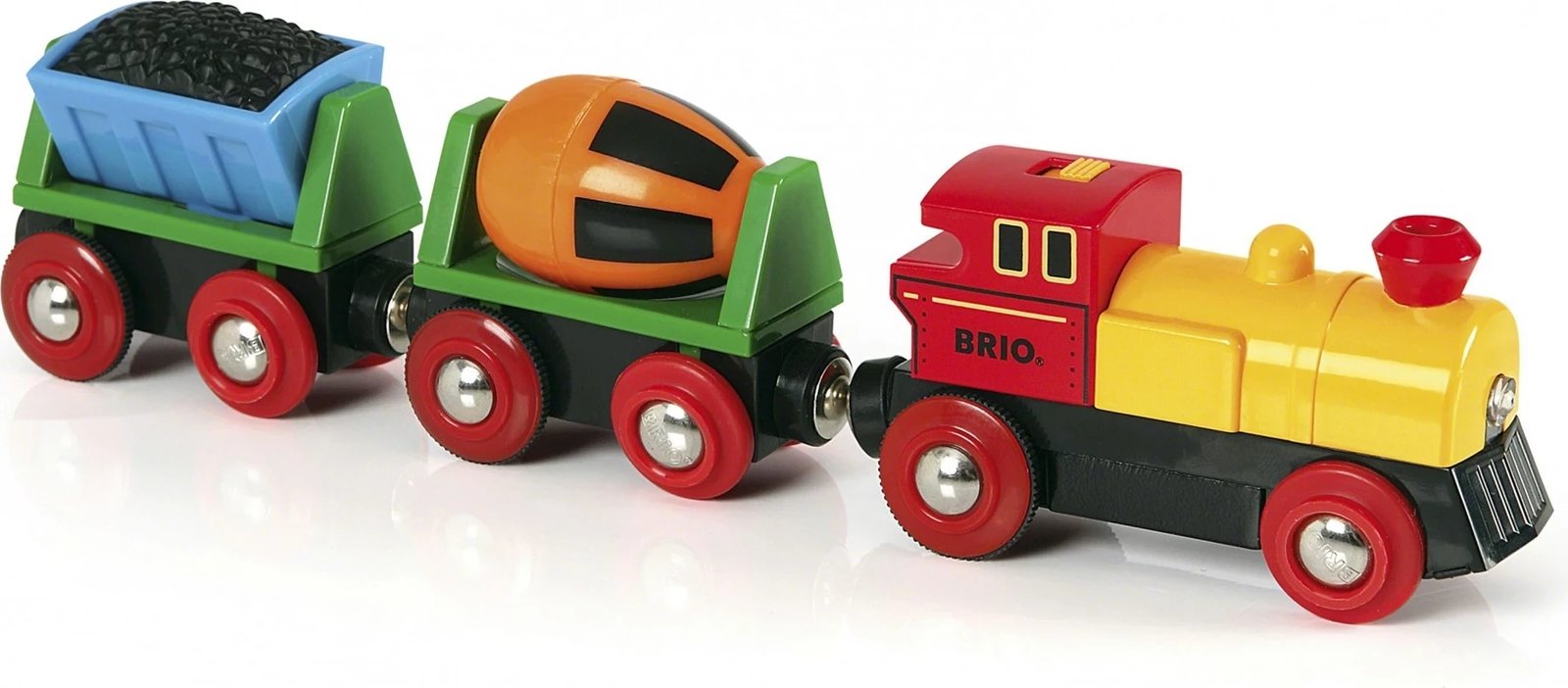 Lodër tren BRIO Ravensburger 33319, me bateri, shumëngjyrësh