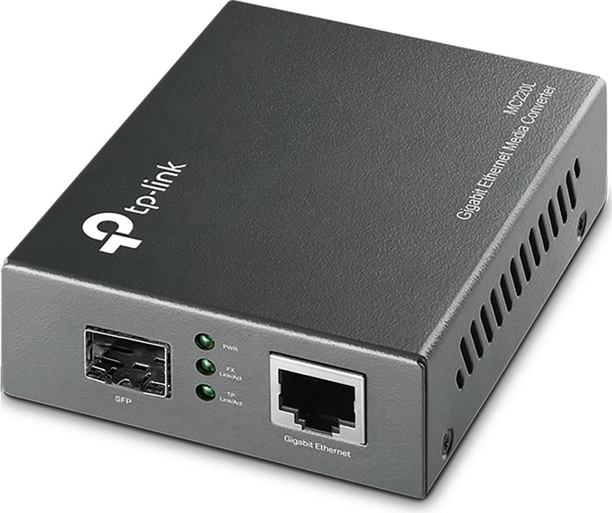 Media konvertues TP-LINK MC220L, 1xSFP, 1xRJ45, 1000M, i zi