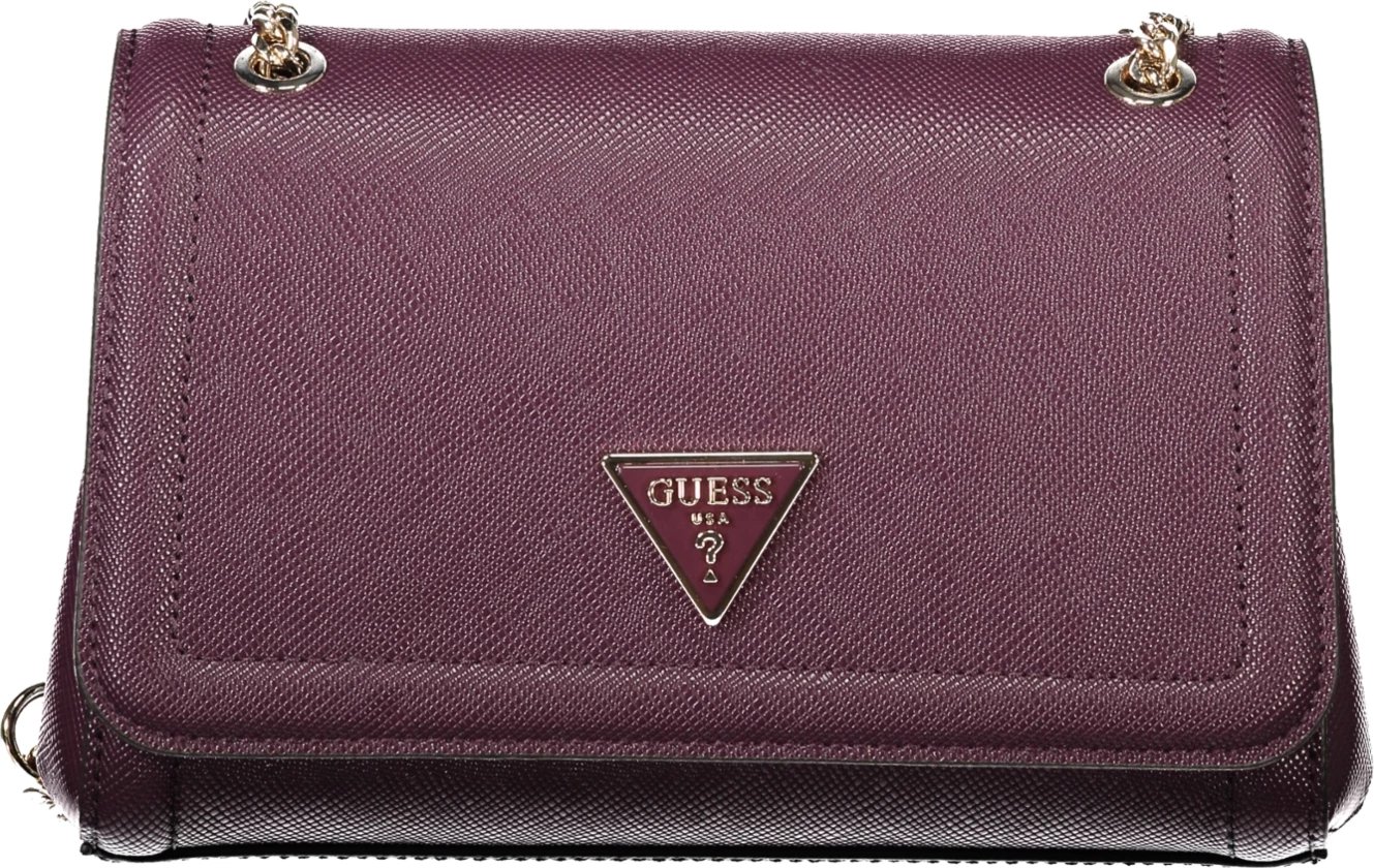 Çantë GUESS JEANS Noelle femra, e purpurt