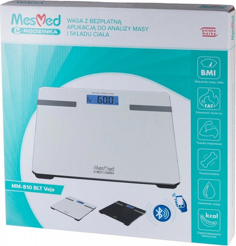 Peshore elektronike Mesmed MM-810 BLT, Bluetooth, Bardhë