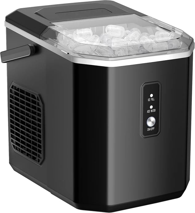 Aparat për akull Euhomy IM011, portativ, 1.2L, i zi