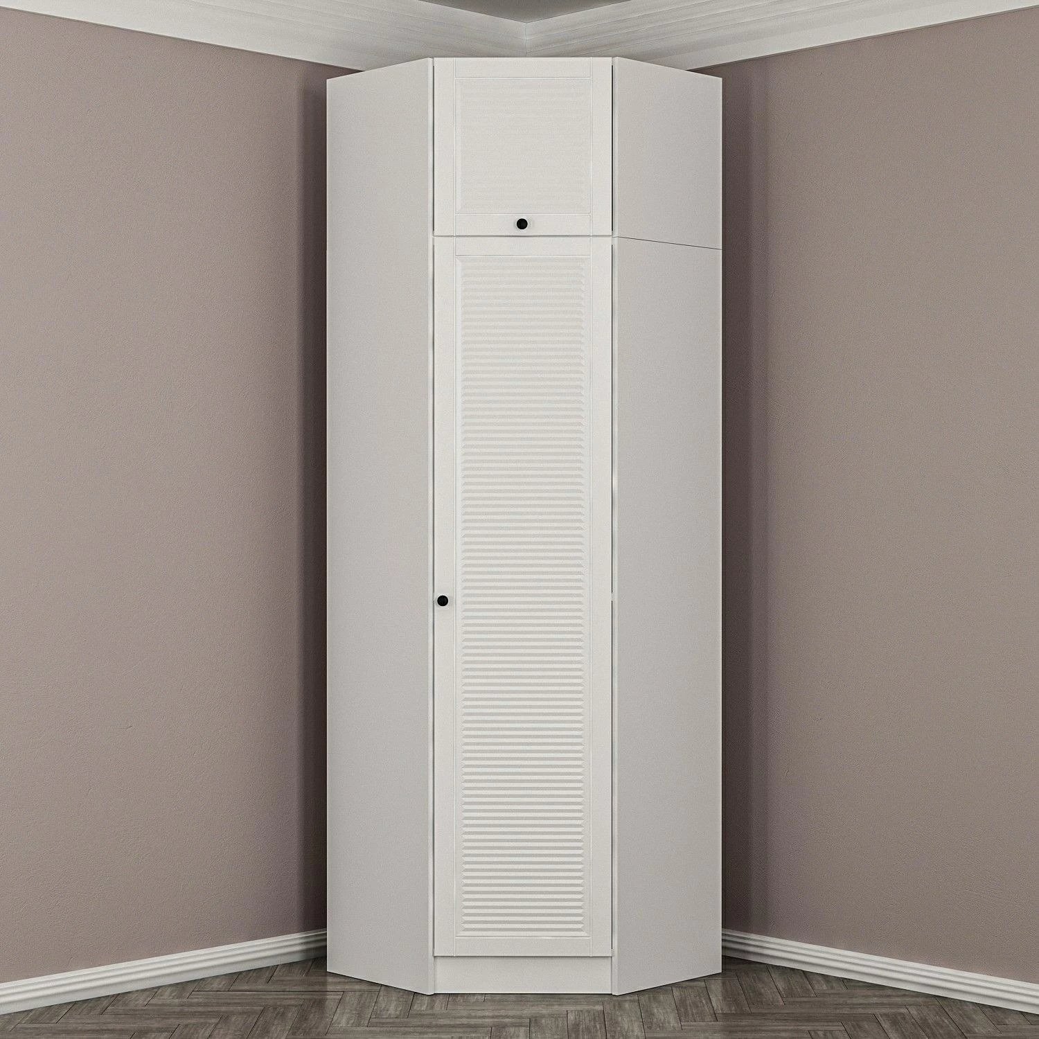 Dollap këndi Hanah Home, i bardhë, Kale - 2305