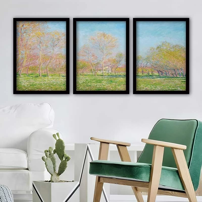 Pikturë dekorative me kornizë (3 copë), Wallity, 3SC_UN3896329_3545