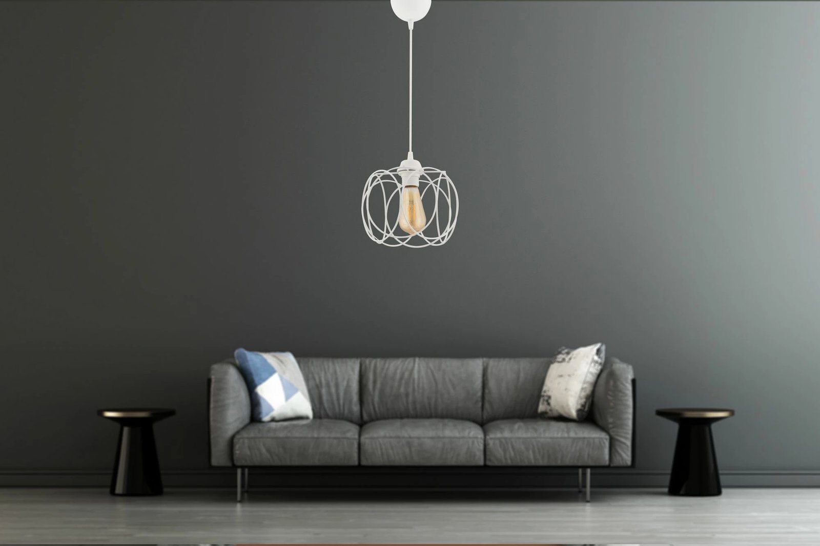 Llambë tavani Opviq, Kruhovy, e bardhë