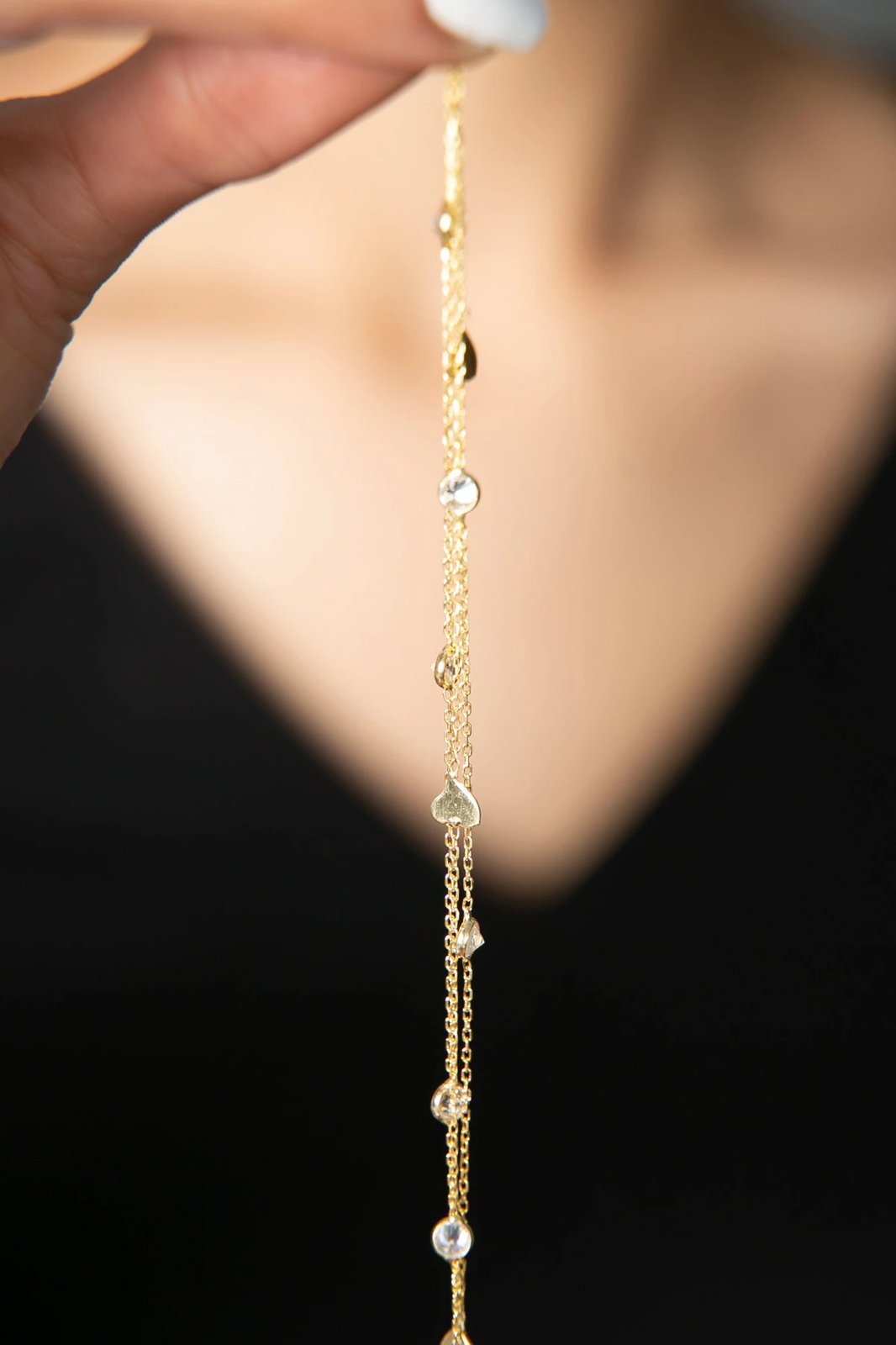 Byzylyk argjendi Elika Silver, ngjyrë ari, TFNY65033