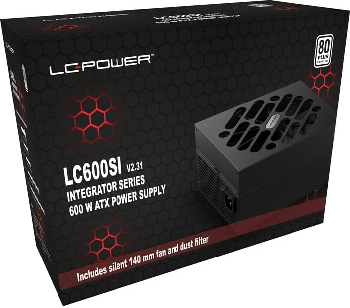 Furnizues energjie LC-Power LC600SI V2.31, 600W, 80 PLUS, ATX, i zi