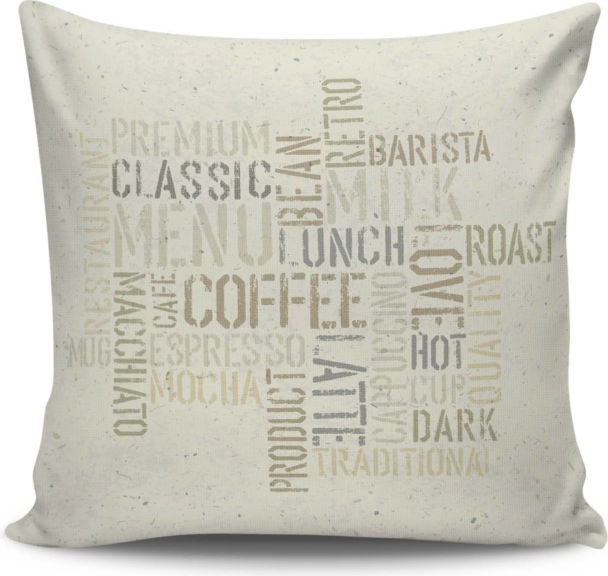 Jastëk Aberto Design, NKRLNT-006, shumëngjyrësh, 43x43cm