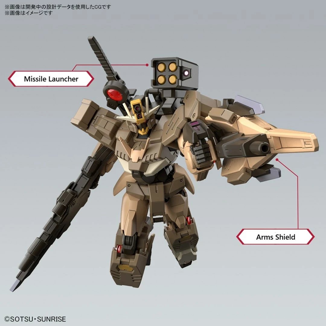Model ndërtimi Gundam Bandai HGBM 1/144 00 Command Qan[T] Desert Type
