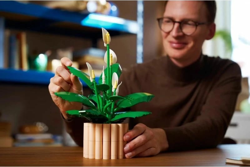 Set LEGO Botanical për të rritur, Spathiphyllum në vazo